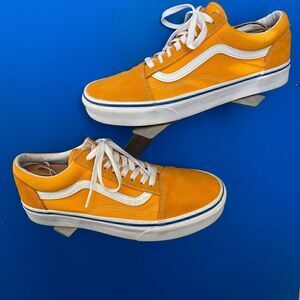 Vans Off the wall Skate Shoes Yellow 721356 Women’s Size 10.5 Men’s 9